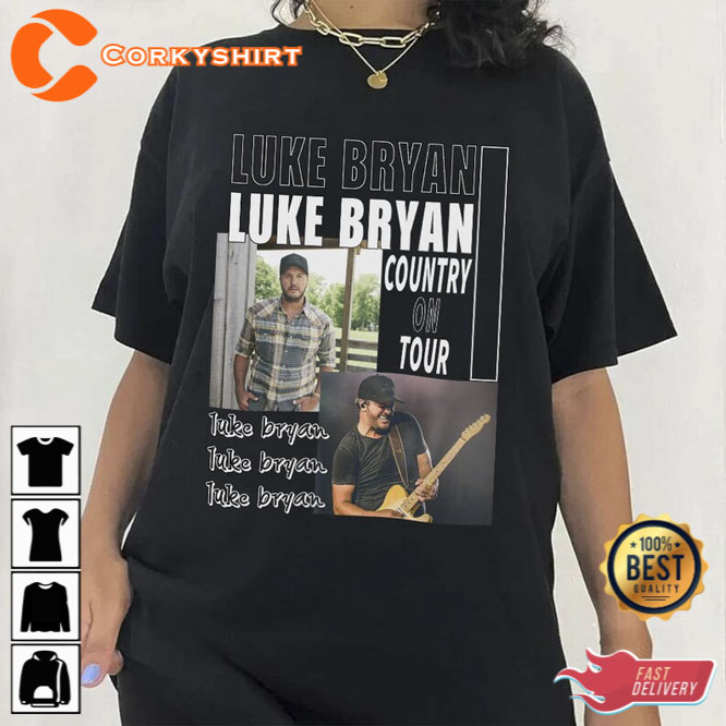 2023 Luke Bryan North American Tour Music Shirt 1