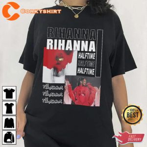 2023 Rihanna Halftime Show Bowl Tour Music Shirt