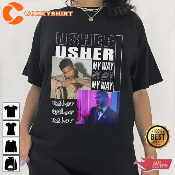2023 Usher North American Tour Music Shirt
