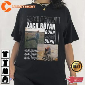 2023 Zach Bryan North American Tour Music Shirt 1