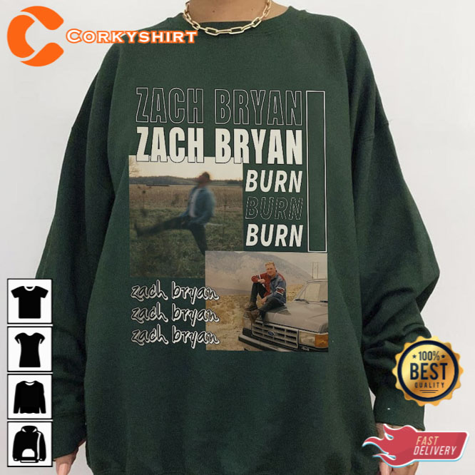 2023 Zach Bryan North American Tour Music Shirt 2