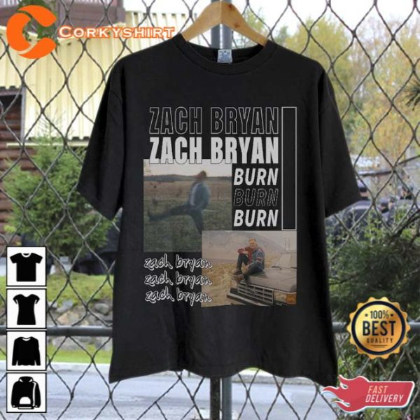 2023 Zach Bryan North American Tour Music Shirt