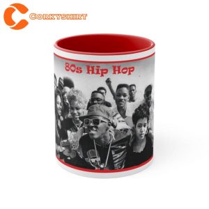 80s Hip Hop Rap Music Lover Ceramic Coffee Mug5
