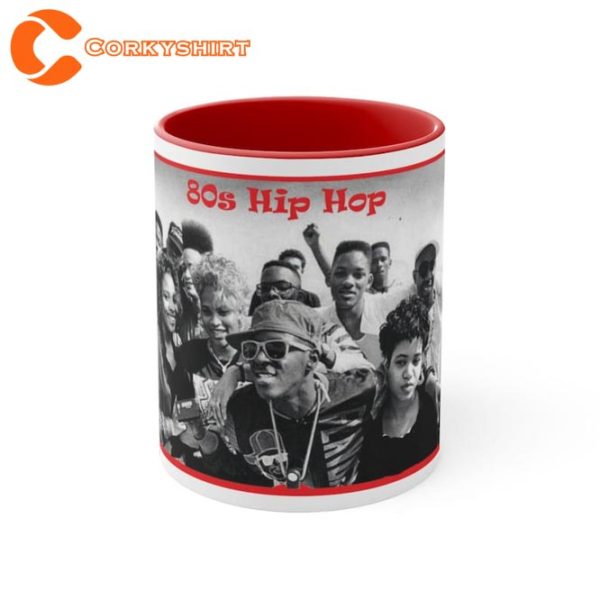 80s Hip Hop Rap Music Lover Ceramic Coffee Mug