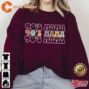 90’s Mama Mothers Day Sweatshirt Design