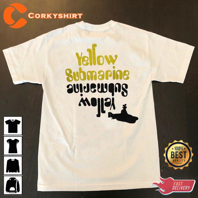 90s The Beatles Yellow Submarine Tour Unisex Fan Gifts T-Shirt3