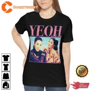 90s Vintage Style Michelle Yeoh fan Gift T-shirt5