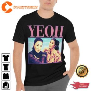 90s Vintage Style Michelle Yeoh fan Gift T-shirt6