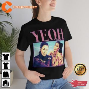 90s Vintage Style Michelle Yeoh fan Gift T-shirt7