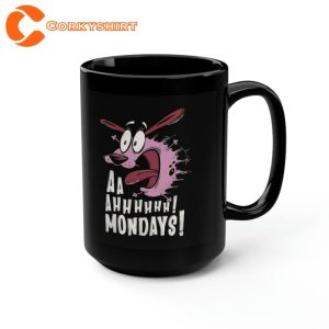 Aahhh Funny Courage The Cowardly Dog Cartoon Coffee Mug