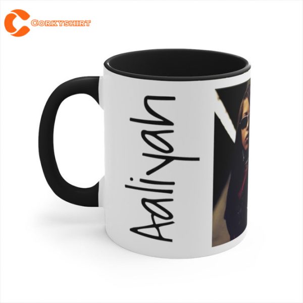 Aaliyah Accent Coffee Mug Gift for Fan