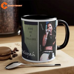 Aaliyah Accent Coffee Mug Gift for Fan