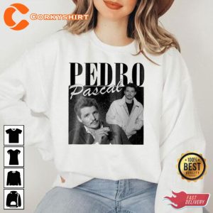 Actor Pedro Pascal Shirt Vintage 90s Narco Movie Fans Tribute T-Shirt