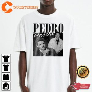 Actor Pedro Pascal Shirt Vintage 90s Narco Movie Fans Tribute T-Shirt2