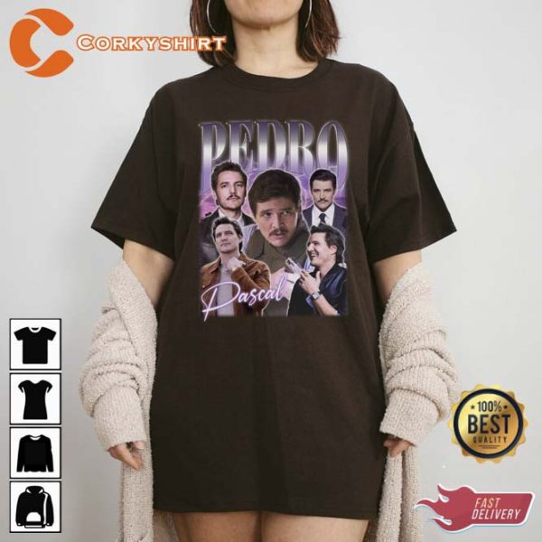 Actor Pedro Pascal Vintage 90s Shirt