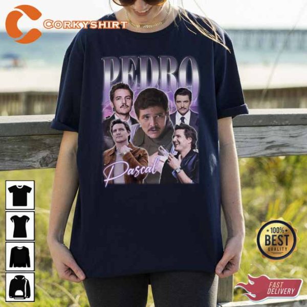 Actor Pedro Pascal Vintage 90s Shirt