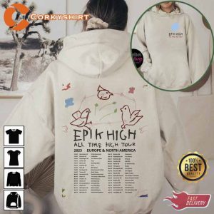 All Time High Tour 2023 Kpop Shirt (1)