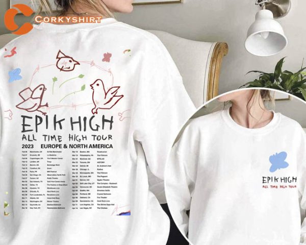 All Time High Tour 2023 Kpop Shirt