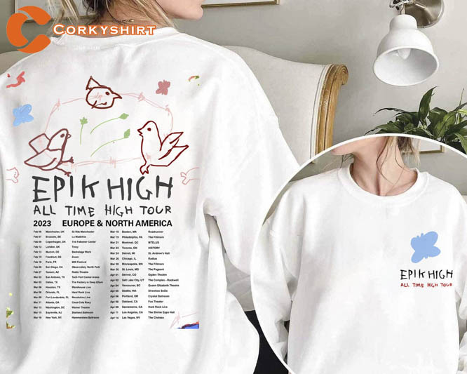All Time High Tour 2023 Kpop Shirt (2)