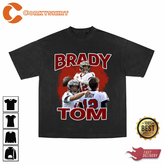 American Football Tom Brady The Goat Trending Unisex Graphic Tee2