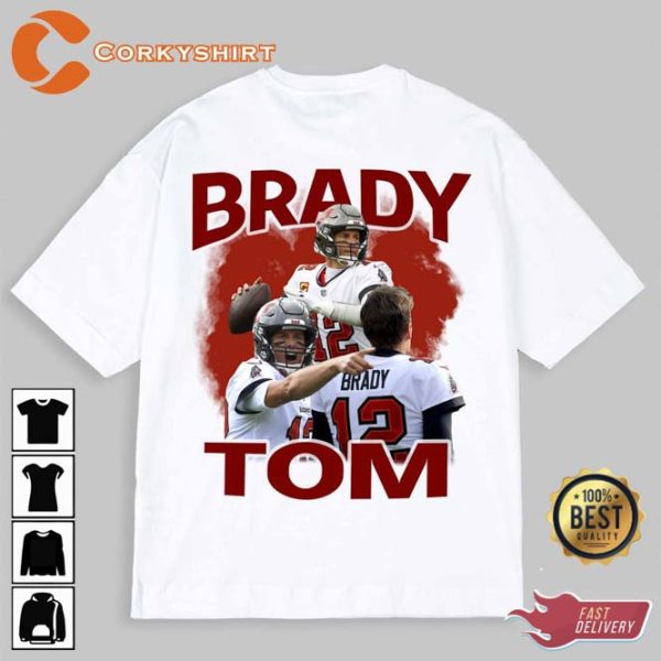 American Football Tom Brady The Goat Trending Unisex Graphic Tee