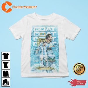 Argentina Goat Lionel Messi Hattrick Que Miras Bobo Unisex Sweatshirt