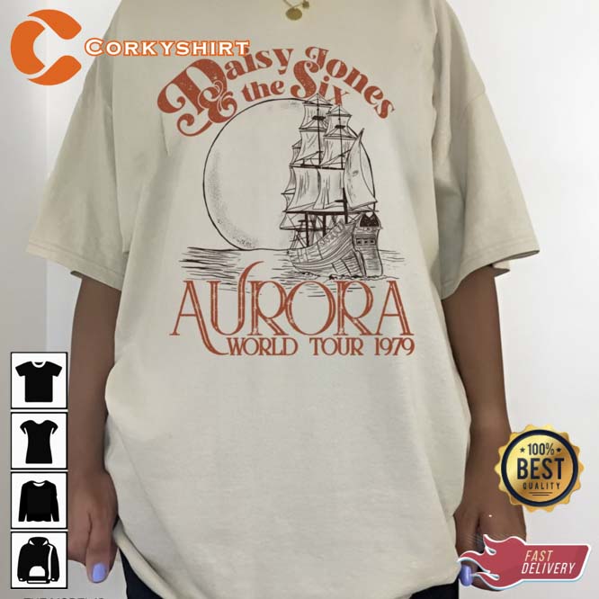 Aurora World Tour Band Embroidered Sweatshirt1