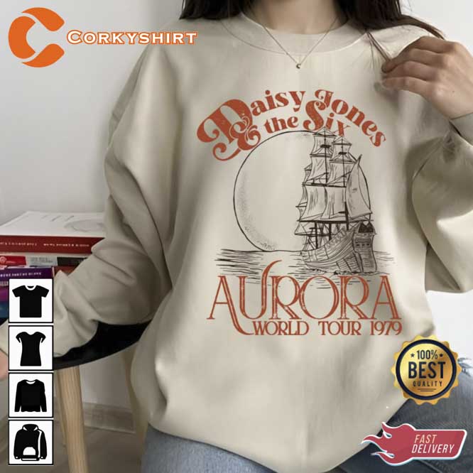 Aurora World Tour Band Embroidered Sweatshirt3