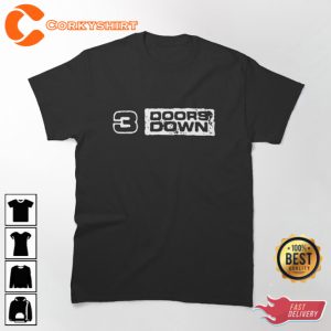 Away From The Sun Anniversary Tour 3 Doors Down Logos T-Shirt