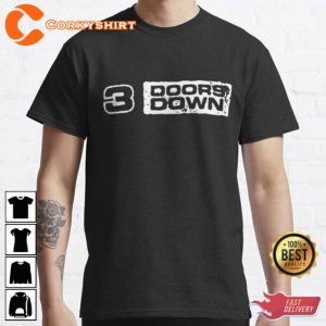 Away From The Sun Anniversary Tour 3 Doors Down Logos T-Shirt