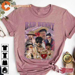 Bad Bunny Vintage 90s Grapic Tee5