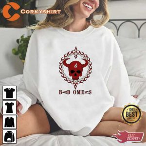Death Peace Mind Bad Omen Skull Logo Unisex Fan Gift T-Shirt