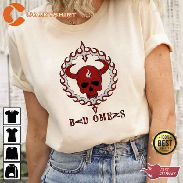 Death Peace Mind Bad Omen Skull Logo Unisex Fan Gift T-Shirt
