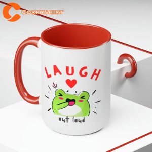 Beautiful Froggie Laugh Out Loud Cute Coffee Mug1