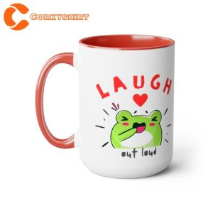 Beautiful Froggie Laugh Out Loud Cute Coffee Mug2