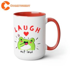 Beautiful Froggie Laugh Out Loud Cute Coffee Mug4
