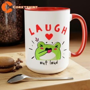 Beautiful Froggie Laugh Out Loud Cute Coffee Mug5