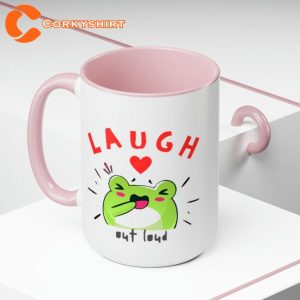 Beautiful Froggie Laugh Out Loud Cute Coffee Mug7
