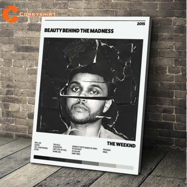 Beauty Behind The Madness The Weeknd Album Tracklist Poster