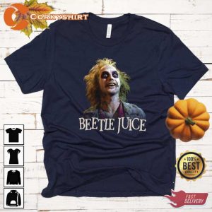 Beetlejuice Fall Halloween Unisex Printed T Shirt