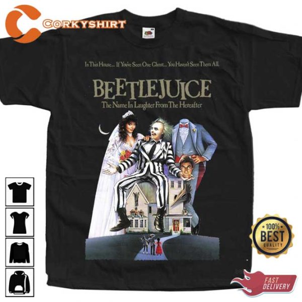 Beetlejuice Poster Unisex Shirt Design