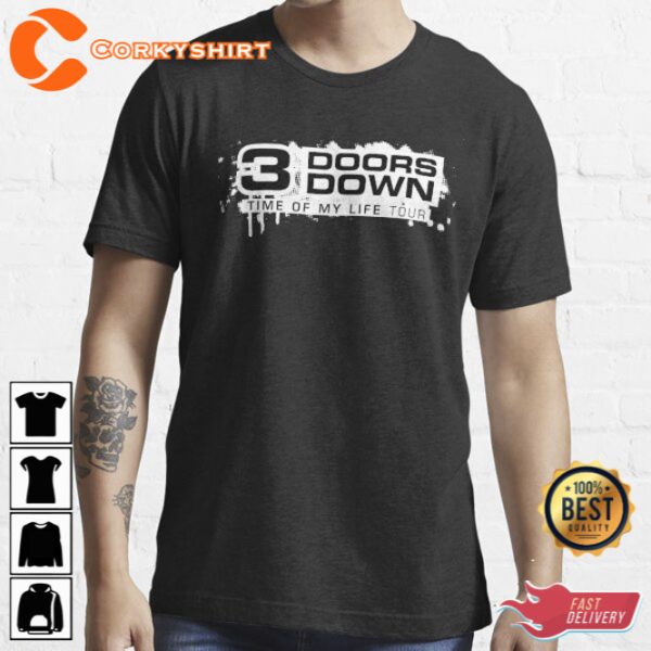 Best of 3 Doors Down Time Of My Life Tour Merch T-Shirt