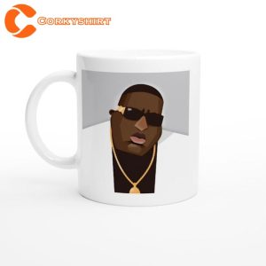 Bigge Small Hip Hop Rap Lover Gift Ceramic Coffee Mug1