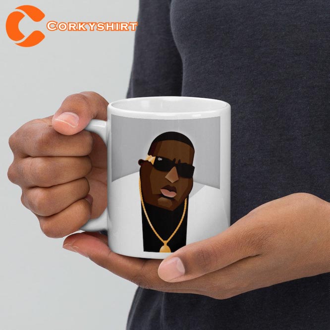 Bigge Small Hip Hop Rap Lover Gift Ceramic Coffee Mug3