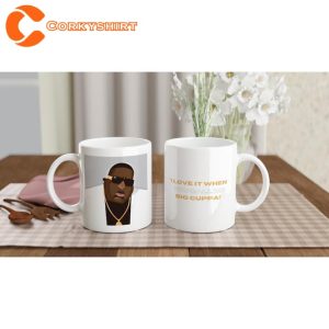 Bigge Small Hip Hop Rap Lover Gift Ceramic Coffee Mug6