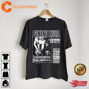 Bikini Kill Music Rock Concert Vintage Shirt 3
