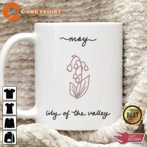 Birth Flower Month May Lily Of The Valley Mug2