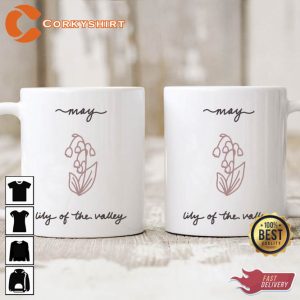 Birth Flower Month May Lily Of The Valley Mug3