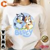 Birthday Bluey And Bingo Characters Sweatshirt