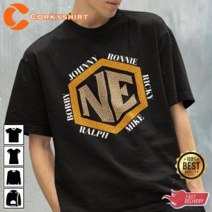 Bling New Edition Rhinestone NE for Life The Culture Tour T-Shirt